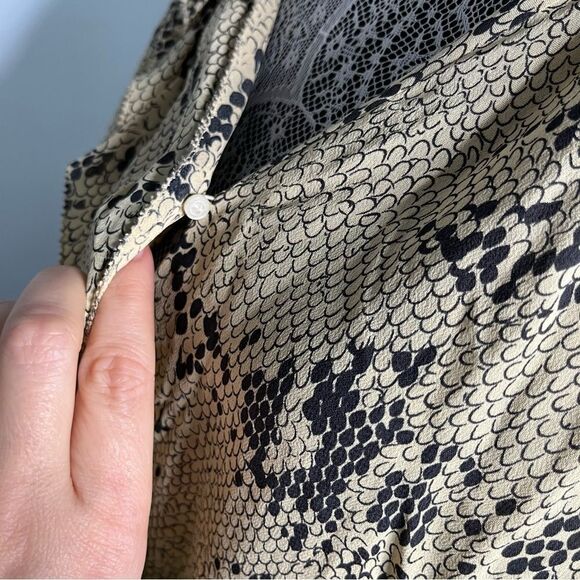 Snake print wrap style dress by Malene birger - Picture 4 of 8